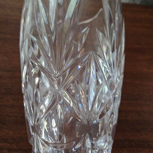 Cristal D'Arques France Tradition Vase, VTG Embossed Crystal Tall Vase 11.75" - Picture 10 of 13